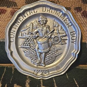 Continental Drummer Boy Decorative Plate - Silver